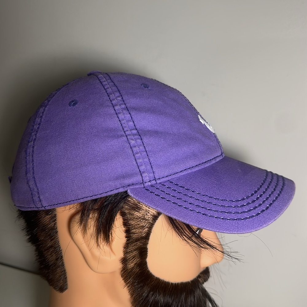 True Religion Purple with white logo Cotton adjustable Cap - Picture 4 of 9